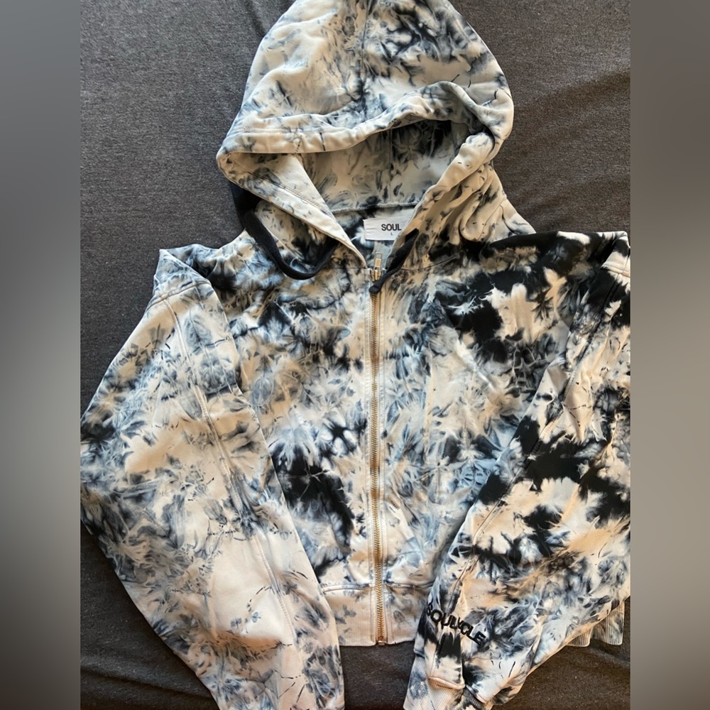 SoulCycle Cropped Zip Up